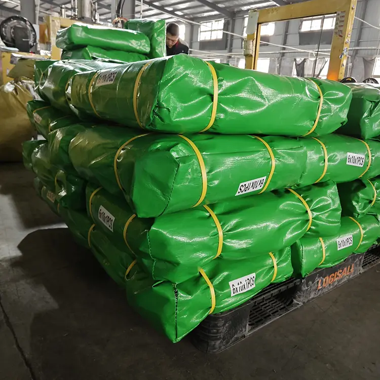 گھاس سبز 300 جی ایس ایم ورجن پی ای ٹارپال