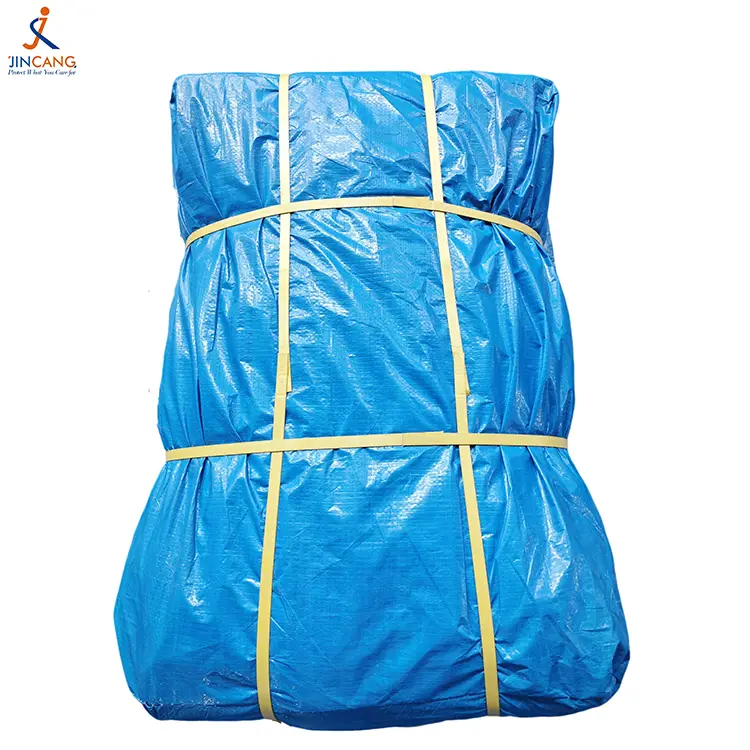 بلیو 150gsm PE tarpaulin